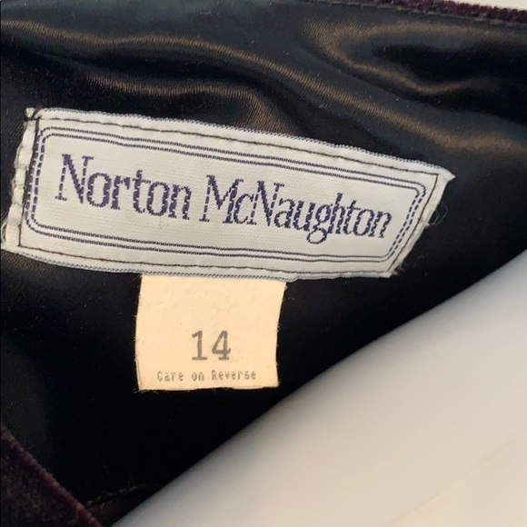 NORTON MCNAUGHTON VELVET VINTAGE BLACK GOLD - Picture 8 of 10